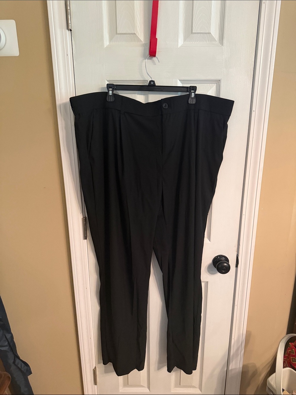 Men's Black Dress Pants - Classic Straight Fit